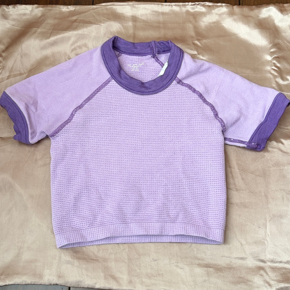 Urban Outfitters Tops - Urban Outfitters Out From Under Purple Crop Tee - XS/S